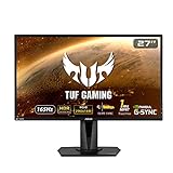 ASUS TUF Gaming VG27AQZ | 27 Zoll WQHD Monitor | 165 Hz, 1ms MPRT, G-Sync kompatibel, HDR 10 | IPS Panel, 16:9, 2560x1440, DisplayPort, HDMI, ergonomisch